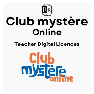 Club mystère Online Levels 1, 2 & 3 Teacher Licence