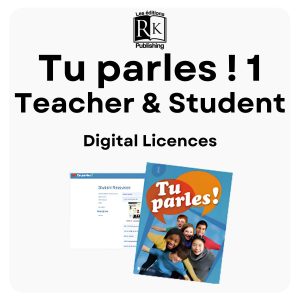 Tu parles! 1 Teacher and Student Licences