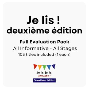 Je lis ! 2<sup>e</sup> Evaluation Pack FULL Informatif - 103 books