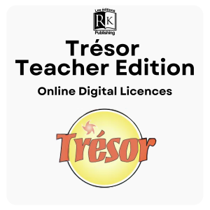 Trésor Teacher Edition Online Audio Readers - Level 1, 2, 3 or 4 (1 year)